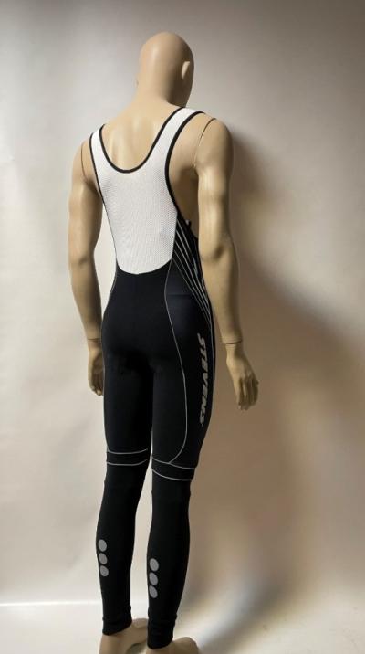 Stevens Bibtight lang, schwarz/wei&szlig;, Gr.: L Produktbild 1