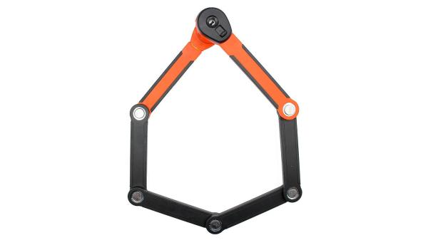 KRYPTONITE Faltschloss Evolution 790 schwarz/orange 90 cm