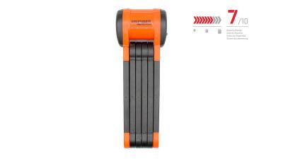 KRYPTONITE Faltschloss Evolution 790 schwarz/orange 90 cm Produktbild 5