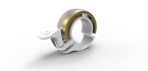 Knog Glocke Oi Classic Small 22,2 mm wei&szlig;/brass