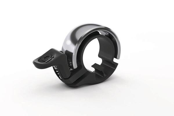 Knog Glocke Oi Classic Small 22,2 mm schwarz/silber poliert