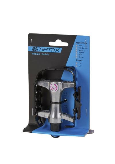 MATRIX MTB Pedal PE10 schwarz / silber  EVP Produktbild 1