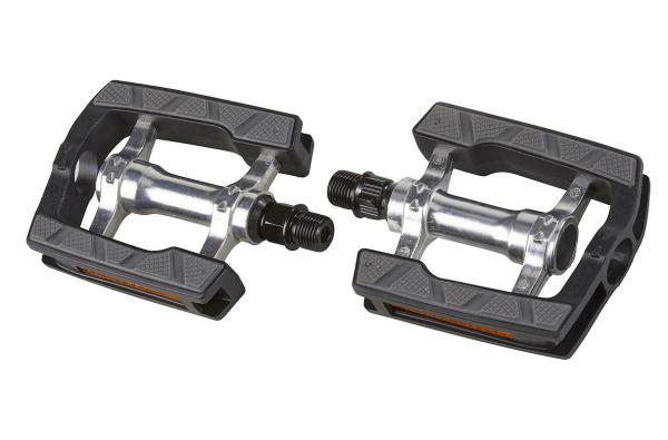 MATRIX Trekking-/Comfort-/City Pedal PE67 schwarz / silber  EVP