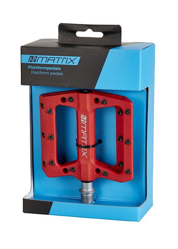 MATRIX Plattformpedal Composite PE76 rot  EVP
