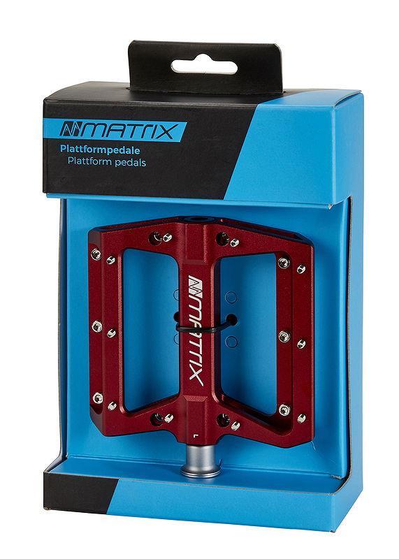 MATRIX Plattformpedal PE81 rot  EVP