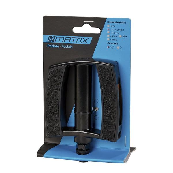 MATRIX Trekking-/Comfort-/City Pedal PE85 Anti Slip schwarz  EVP