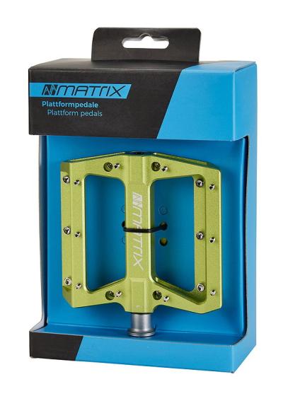 MATRIX Plattformpedal PE81 gr&uuml;n  EVP Produktbild 1