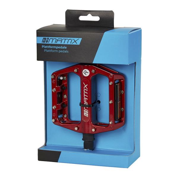 MATRIX Plattformpedal PE82 rot  EVP