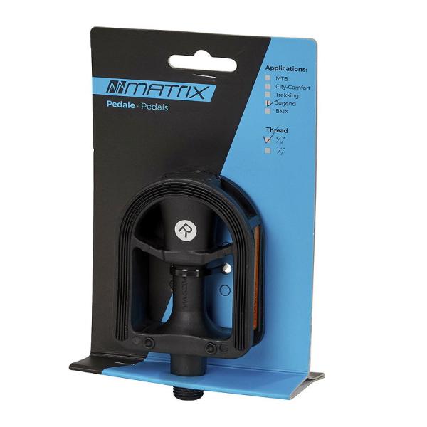MATRIX Kinder Pedal PE86 schwarz  EVP