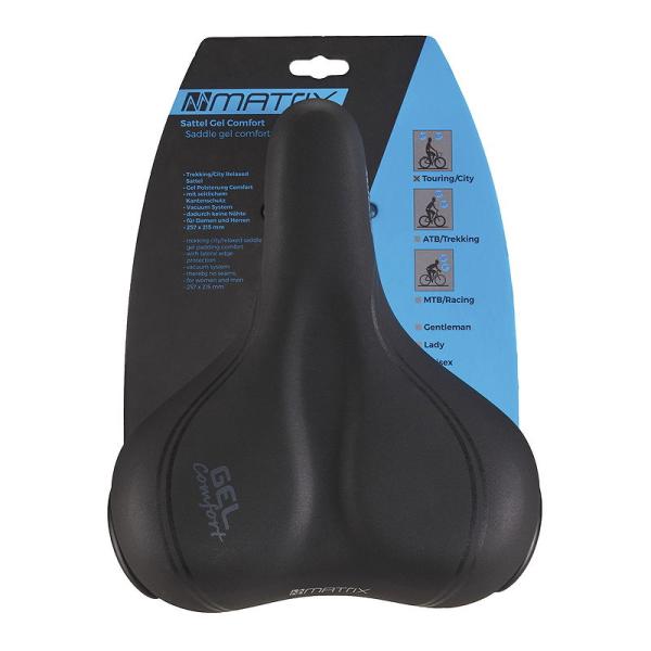 MATRIX City Sattel Gel Comfort Relaxed  L257 x B215 mm Unisex EVP