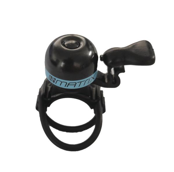 MATRIX Mini-Glocke Messing 19,2-31,8 mm schwarz/blau   SB-Verpackung