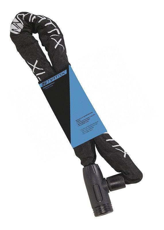 MATRIX Kettenschloss KES 904 10 mm schwarz 90 cm
