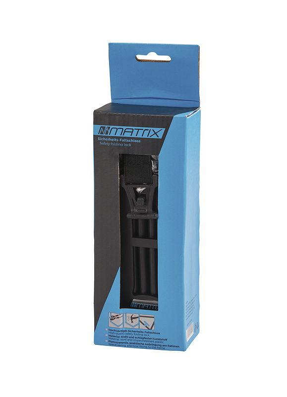 MATRIX Faltschloss FAS 850 schwarz 85 cm