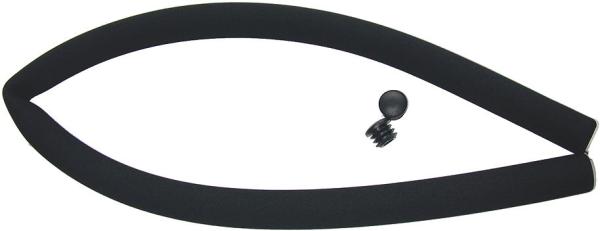 ergotec Lenker&uuml;berzug Milano schwarz 1000 mm