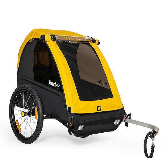 Burley Kinderanh&auml;nger Bee Double 1-2 Sitzer gelb