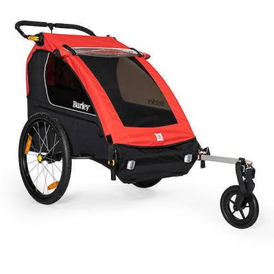 Burley Kinderanh&auml;nger Honey Bee 2 Sitzer rot/schwarz Produktbild 1