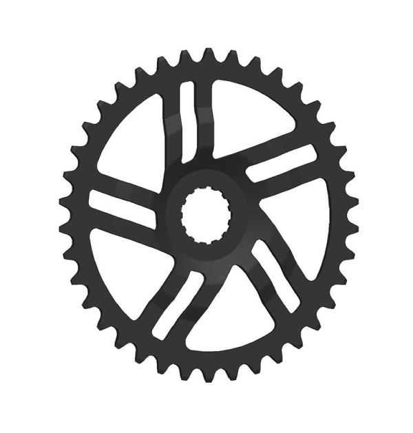 Esjot Kettenblatt f&uuml;r Bosch Gen 3 1/2" x 1/8", gekr&ouml;pft  38 Z&auml;hne