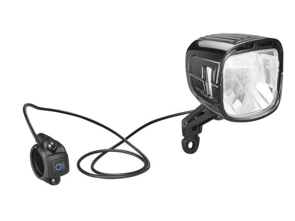 B&M E-Bike LED Scheinwerfer LUMOTEC IQ-XL schwarz eloxiert 300 Lux 169U65TS-01