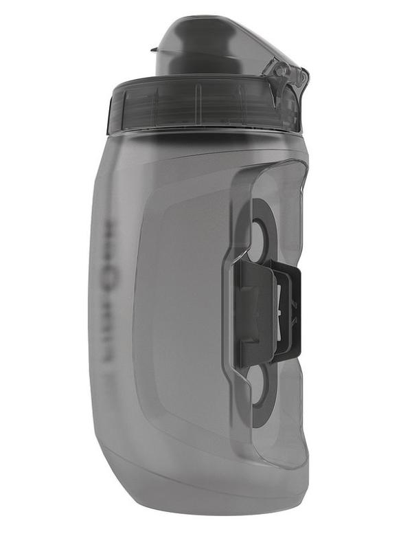 FIDLOCK Trinkflasche TWIST bottle 450 transparent schwarz 0,45 L