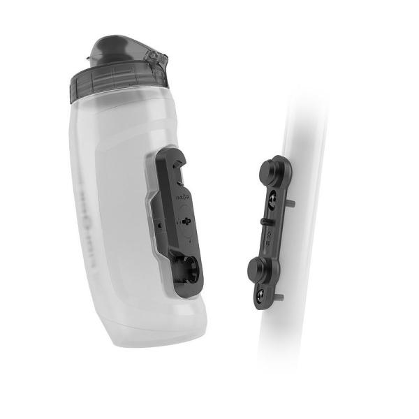FIDLOCK Trinkflaschen Set TWIST inkl. bike base transparent wei&szlig; 0,59 L