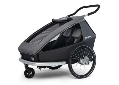 CROOZER Kinderanh&auml;nger Kid Keeke 2 1-2 Sitzer mountain grey Produktbild 1