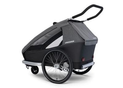 CROOZER Kinderanh&auml;nger Kid Keeke 2 1-2 Sitzer mountain grey Produktbild 4