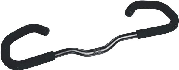 ergotec City-/Trekking Lenkerb&uuml;gel AHS Basic Comf. 600 mm schwarz sand. 12&deg;/0&deg; 25 mm 25,4 mm