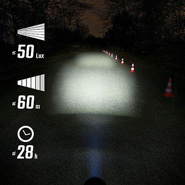 SIGMA LED Akkuleuchten Set AURA 50 / HIRO 10 Set schwarz Produktbild 2