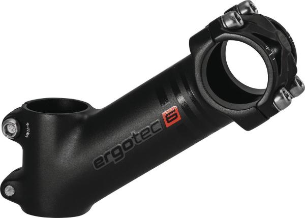 ergotec Ahead-Vorbau High Piranha 2 110 mm schwarz sand. 31,8 mm 1 1/8" 35&deg;