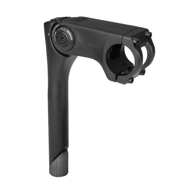 ergotec Vorbau Sepia XL 90 mm schwarz sand. 31,8 mm 25,4 mm 0- +60&deg;