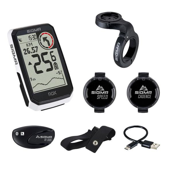 SIGMA GPS Radcomputer ROX 4.0 Endurance Sensor Set wei&szlig; 01071