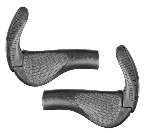 Ergon Lenkergriff GP3-S mit Bar Ends schwarz/grau lang/lang regular