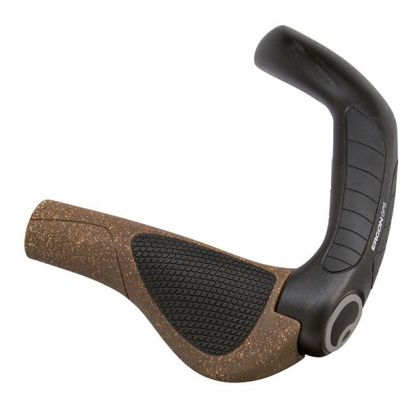 Ergon Lenkergriff GP5-S Bio Kork mit Bar Ends kork/schwarz lang/lang regular