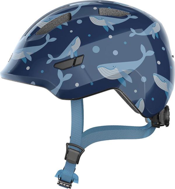 ABUS Kinderhelm Smiley 3.0 blue whale S  45 - 50 cm
