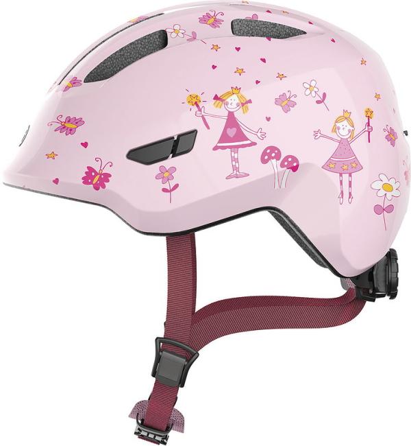 ABUS Kinderhelm Smiley 3.0 rose princess S  45 - 50 cm
