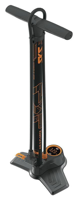 SKS Standpumpe AIR-X-PLORER DIGI 10.0 schwarz/orange 10 bar / 144 PSI