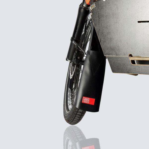 FAHRER Berlin Spritzschutz Latz E-Plus Schutzblechbreite 70 - 90 mm schwarz