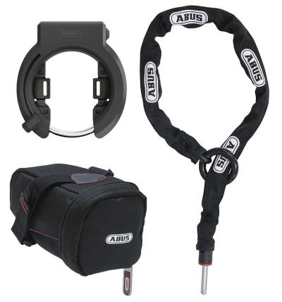 ABUS Rahmenschloss 6950M AM NR BK XPlus 77 mm schwarz + 6KS/130 + ST 5950 Produktbild 2