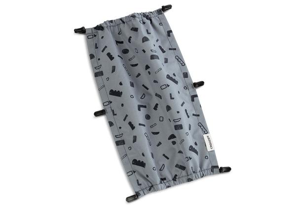 CROOZER Sonnenschutz f&uuml;r Kid Zweisitzer Blue patterned