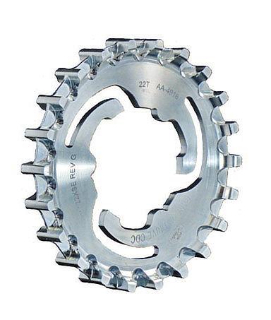 Gates Riemenscheibe CDN SureFit (hinten) silber     22 Z&auml;hne