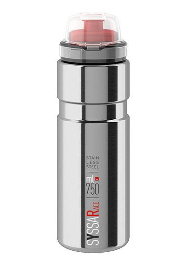 Elite Trinkflasche Syssa Race silber gl&auml;nzend 0,75 L
