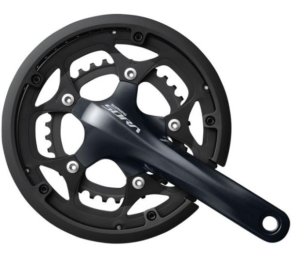 SHIMANO Kurbelgarnitur SORA FC-R3000 9-fach 170 mm 50-34 Z&auml;hne Schwarz mit KSR