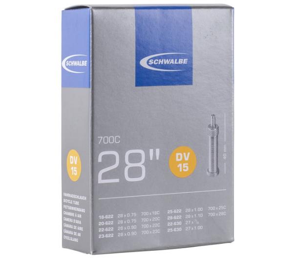 Schwalbe SCHWALBE SCHLAUCH DV15 18/28-622/630 40mm
